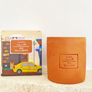 Bougie parfumée Rue de la Liberté à Marrakech