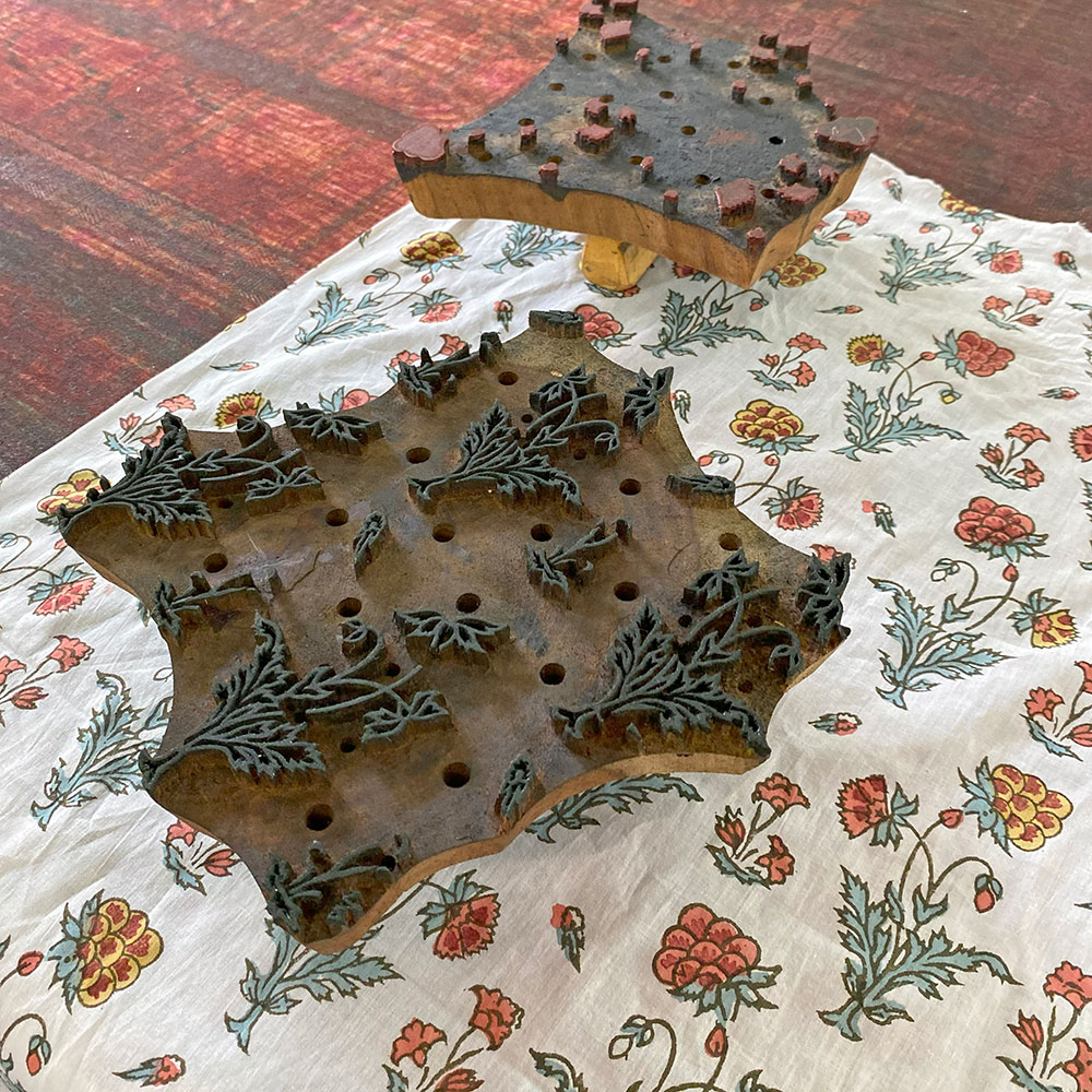 impression block print artisanat inde