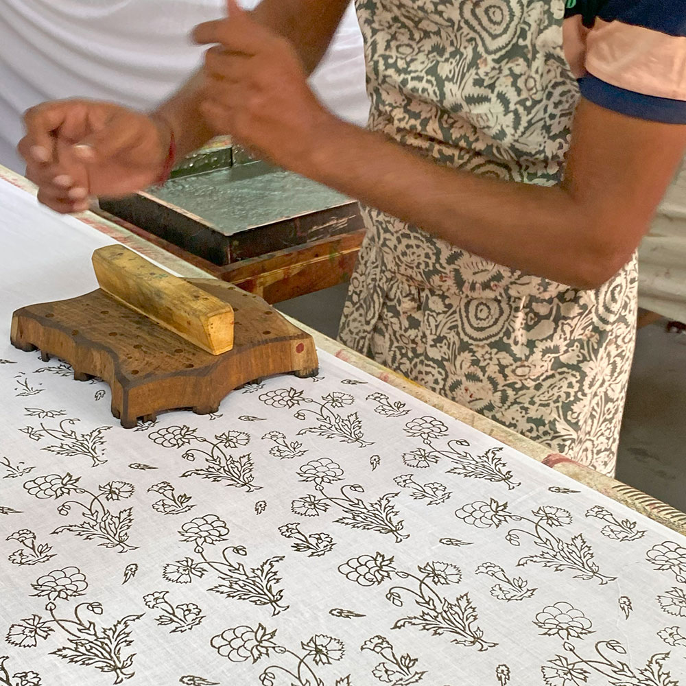 impression block print artisanat inde